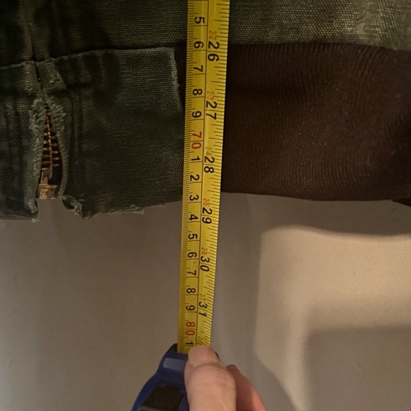 Carhartt Rare Vintage Size XL Jacket J150 Hunter Green Faded Rugged Heavy Grunge - Picture 16 of 16